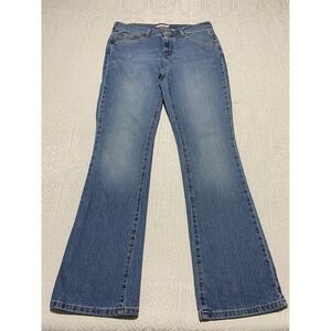 Levis 515 Bootcut Jeans Womens 6 M Blue Mid Rise Stretch Denim 30×32